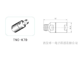 TNC系列接电缆连接器 TNC-K7D
